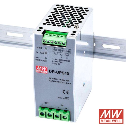 DR-UPS40 ΤΡΟΦΟΔΟΤΙΚΟ MEAN WELL 24V/29V-2A/40A MEAN WELL