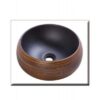 ZAGORA  ΝΙΠΤΗΡΑΣ 350*350*160 ΣΑΓΡΕ KAFE MAT MAYRO#