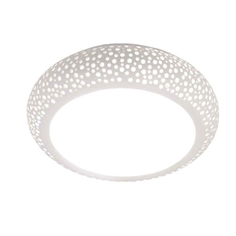 42155-A InLight Πλαφονιέρα οροφής λευκή από γύψο 4XE27 D:50cm (42155-Α)