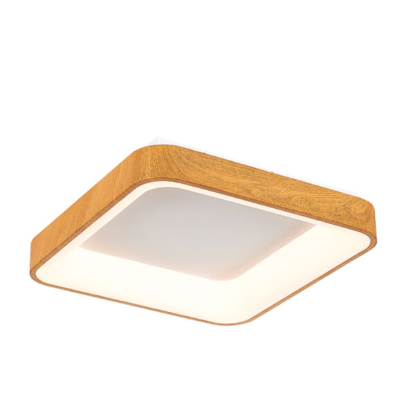 InLight Πλαφονιέρα οροφής LED 48W 4000K από καφέ μέταλλο και ακρυλικό D:48cm (42174-Β)