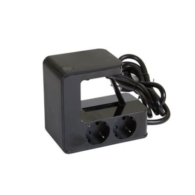 DIY ΠΟΛΥΠΡΙΖΟ ΤΥΠΟΥ U 4ΣΟΥΚΟ 2USB 1,5M ΜΑΥΡΟ LEGRAND
