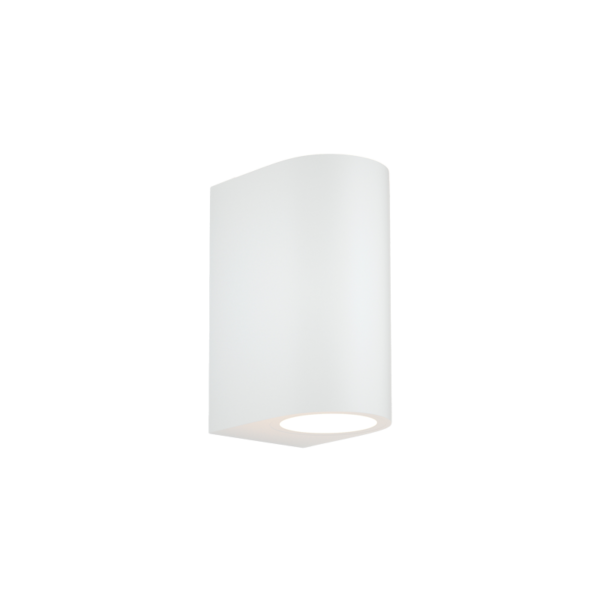 it-Lighting Michigan 2xGU10 Outdoor Up-Down Wall Lamp White D:14.7cmx9cm (80200124)