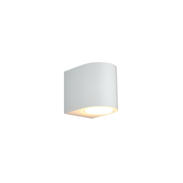 it-Lighting Powell 1xGU10 Outdoor Up or Down Wall Lamp White D:9cmx8cm (80200224)