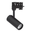 InLight Σποτ τριφασικής ράγας LED 10W 3000K σε μαύρη απόχρωση D:10cmX15