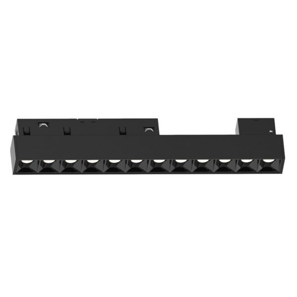 InLight Φωτιστικό LED 12W 4000K για μαγνητική ράγα σε μαύρη απόχρωση D:22cmX4