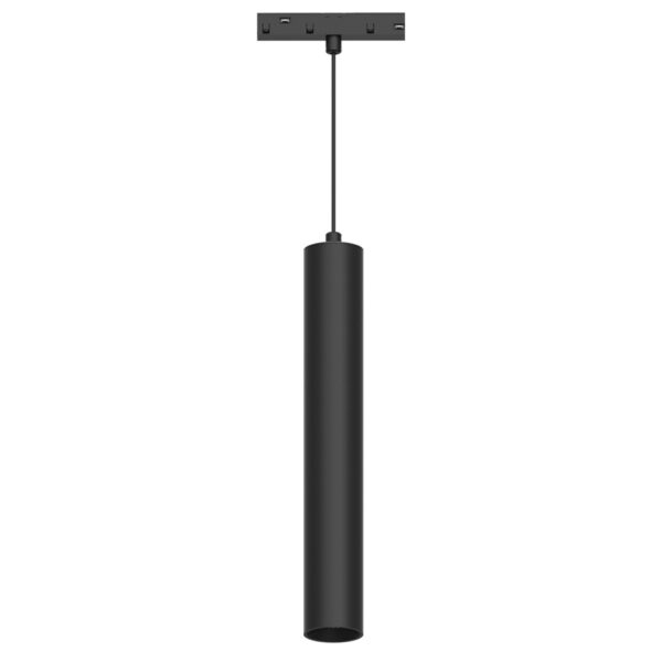 InLight Κρεμαστό φωτιστικό LED 5W 4000K για μαγνητική ράγα σε μαύρη απόχρωση D:4