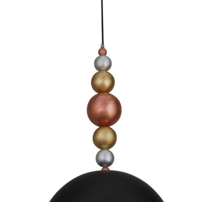 77-2743 HL-046RS-1P MONA BLACK PENDANT HOMELIGHTING