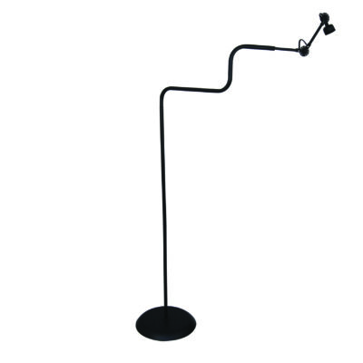 77-3265 HL-F  11L  B FOCUS BLACK LARGE FLOOR BASE HOMELIGHTING