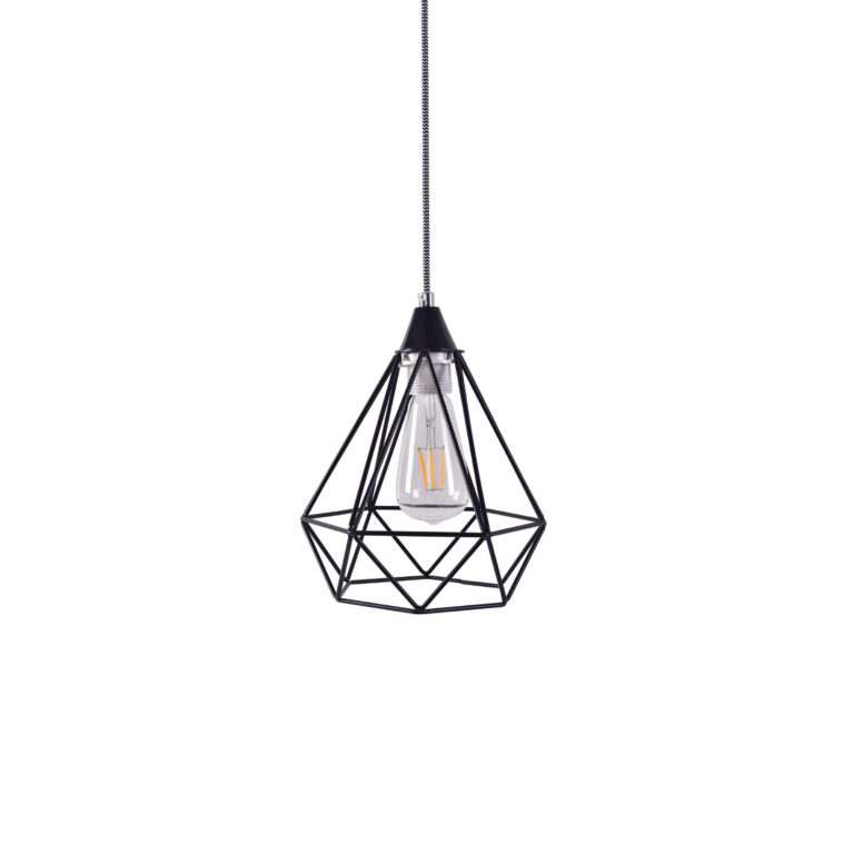 77-3571 SE148-19 MILA PENDANT LAMP BLACK METAL Δ3 HOMELIGHTING