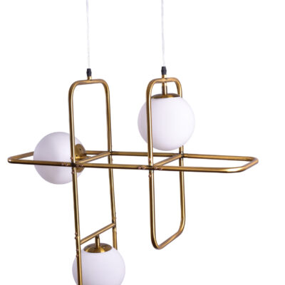 77-3593 SE 133-3PS ATHEN PENDANT LAMP BRUSHED BRASS 1A4 HOMELIGHTING