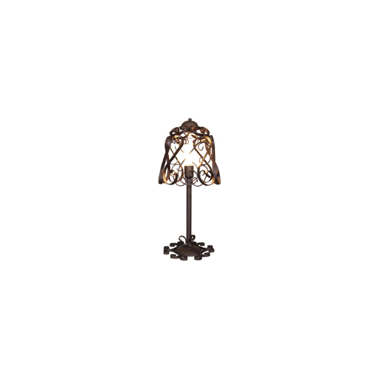 77-4021 HL-3586-1T LEWIS WORN COPPER GREEN TABLE LAMP HOMELIGHTING