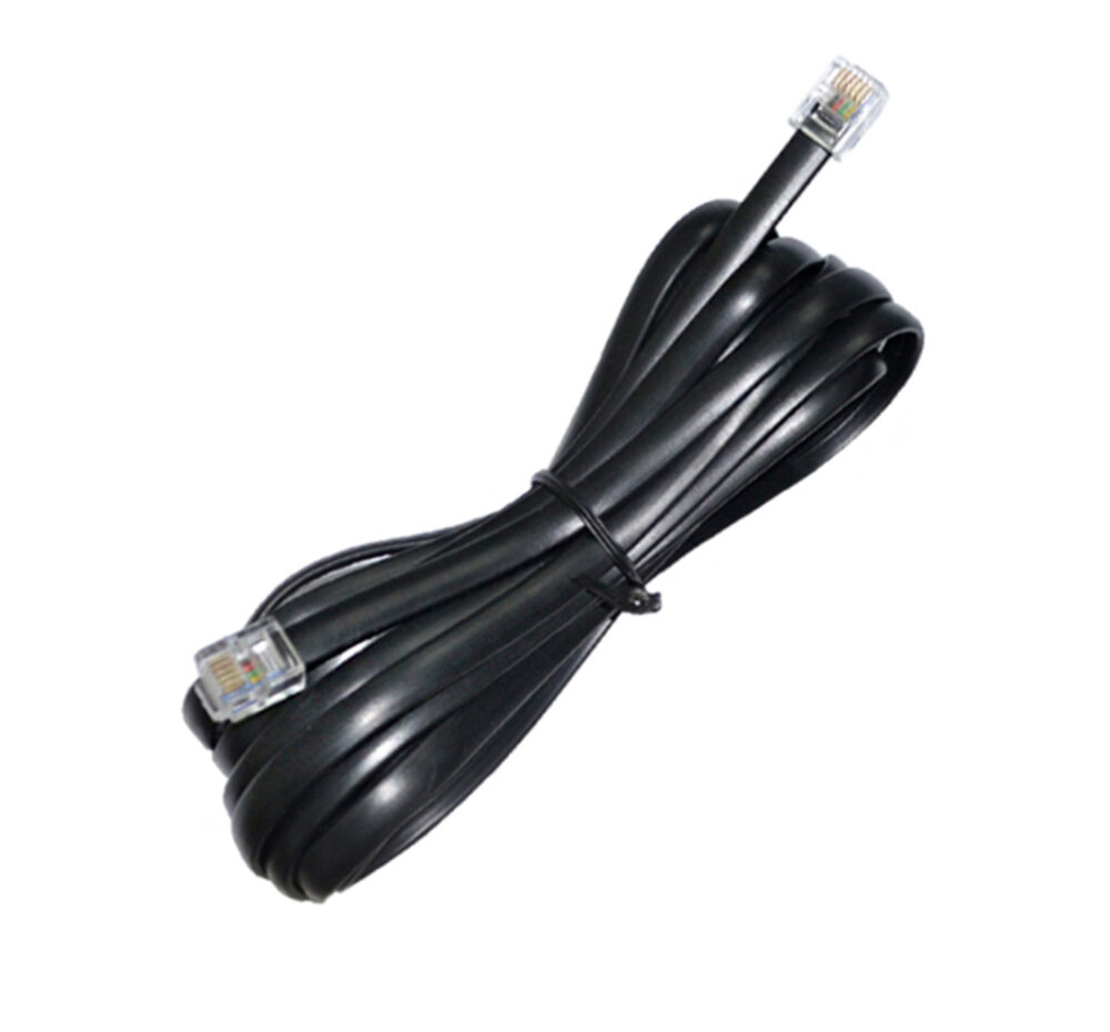 SM134-black-7m Τηλεφωνικό καλώδιο 7μ