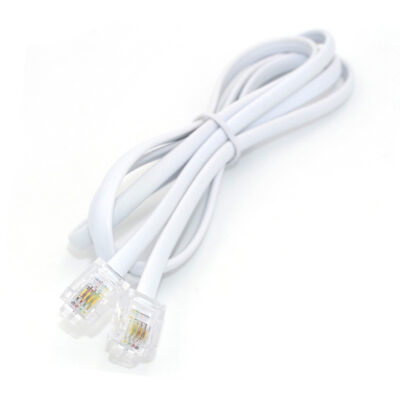 SM134-white-7m Τηλεφωνικό καλώδιο 7μ