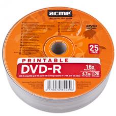 ACME-DVDR25PRINT   DVD-R 25αδα PRINTABLE