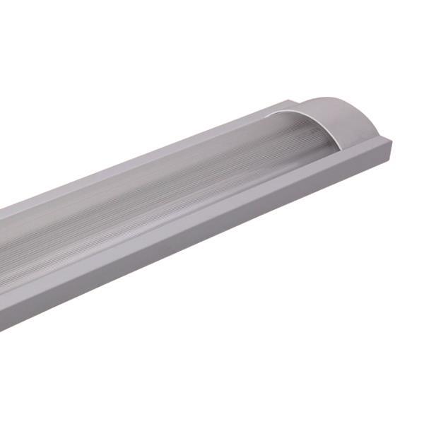 ΦΩΤΙΣΤΙΚΟ ΜΕΤΑΛΛΙΚΟ ΚΕΝΟ ΟΒΑΛ ΓΙΑ LED TUBE 2Χ60cm