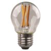 ΛΑΜΠΑ LED ΣΦΑΙΡΙΚΗ CROSSED FILAMENT 6.5W E27 3000K 220-240V DIMMABLE CLEAR