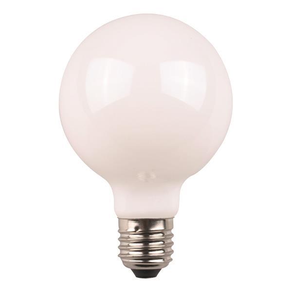 ΛΑΜΠΑ LED ΓΛΟΜΠΟΣ G125 CROSSED FILAMENT 8W Ε27  4000K 220-240V MILKY