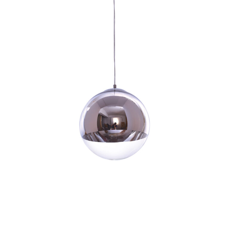77-3707 SE3130-1-CH ALESSIA PENDANT CHROME-CLEAR GLASS1Ζ1 HOMELIGHTING