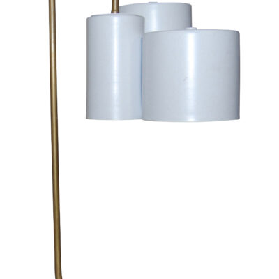 77-3985 HL-3567-3T BRODY WHITE & OLD BRONZE TABLE LAMP HOMELIGHTING