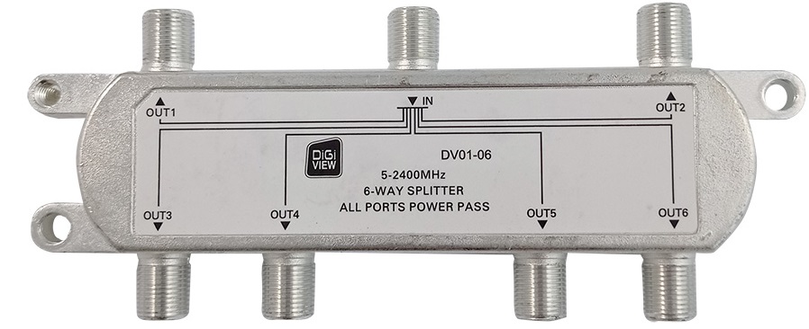 DV01-06 Διακλαδωτής 1:6