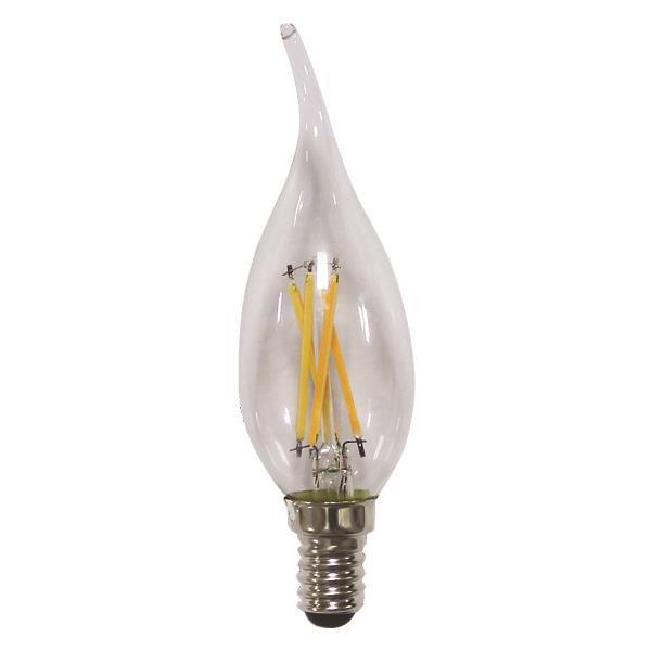 ΛΑΜΠΑ LED ΚΕΡΙ ΜΥΤΗ CROSSED FILAMENT 4.2W E14 2700K 220-240V DIMMABLE