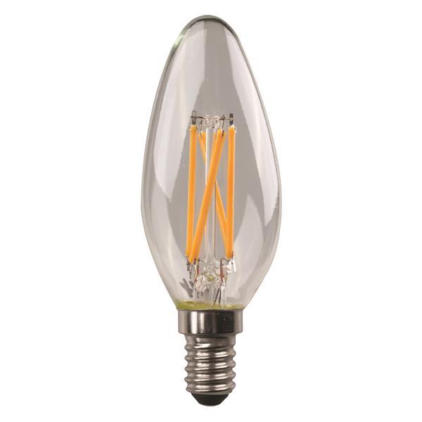 ΛΑΜΠΑ LED ΚΕΡΙ CROSSED FILAMENT 6.5W E14 3000K 220-240V DIMMABLE