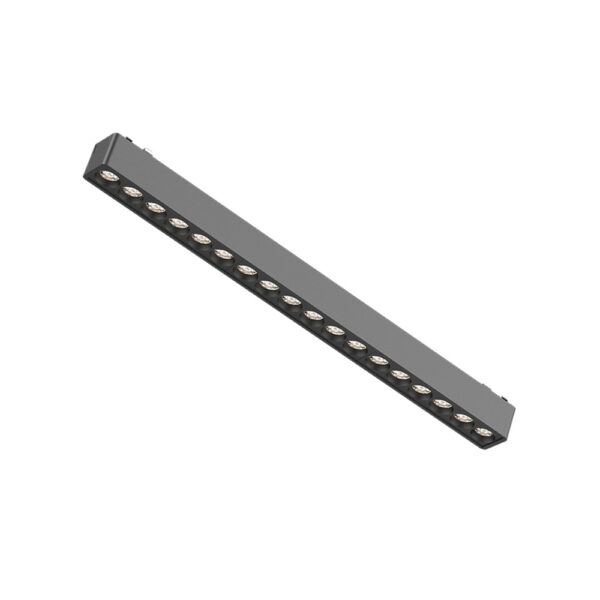 InLight Φωτιστικό LED 18W 3000K για Ultra-Thin μαγνητική ράγα σε μαύρη απόχρωση D:33