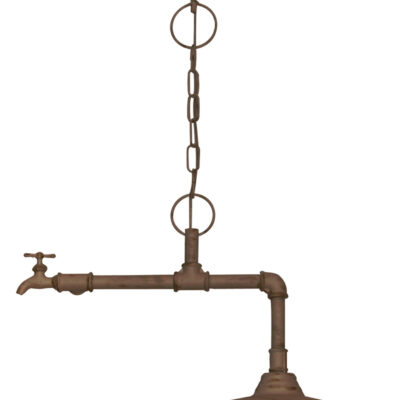 77-2322 HL-520-1 PIPES BROWN RUSTY PENDANT 1Φ HOMELIGHTING