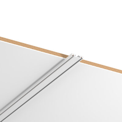 InLight Ultra-Thin μαγνητική ράγα σε λευκή απόχρωση D:1m (TR007-WH)