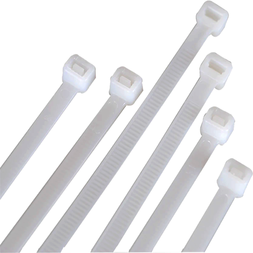 22.03.0112_5x370mm_250pcs_white_cable_tie INVICTUS ΔΕΜΑΤΙΚΟ ΛΕΥΚΟ 5 x 370 mm (συσκευασία 100 τμχ) INVICTUS