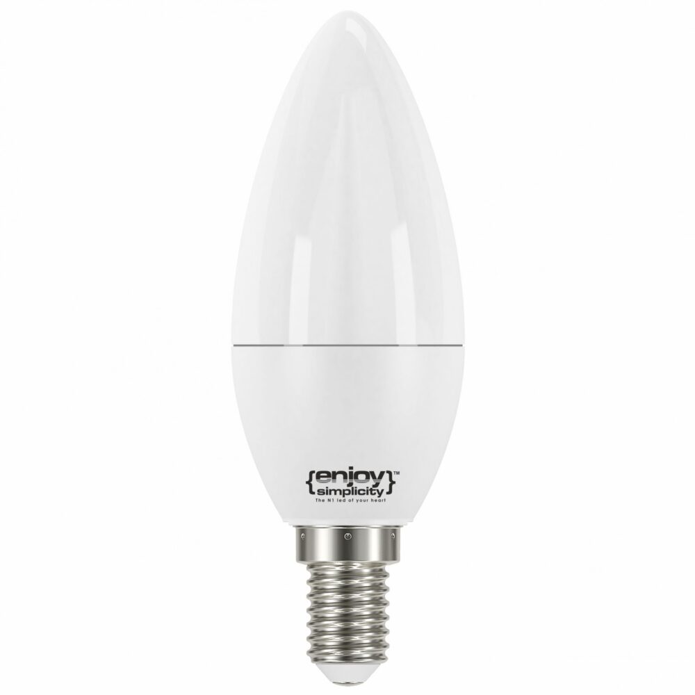 EL102386 | LED B37|7.2W(>60W)Ε14|6500k|806lm|{enjoysimplicity}™