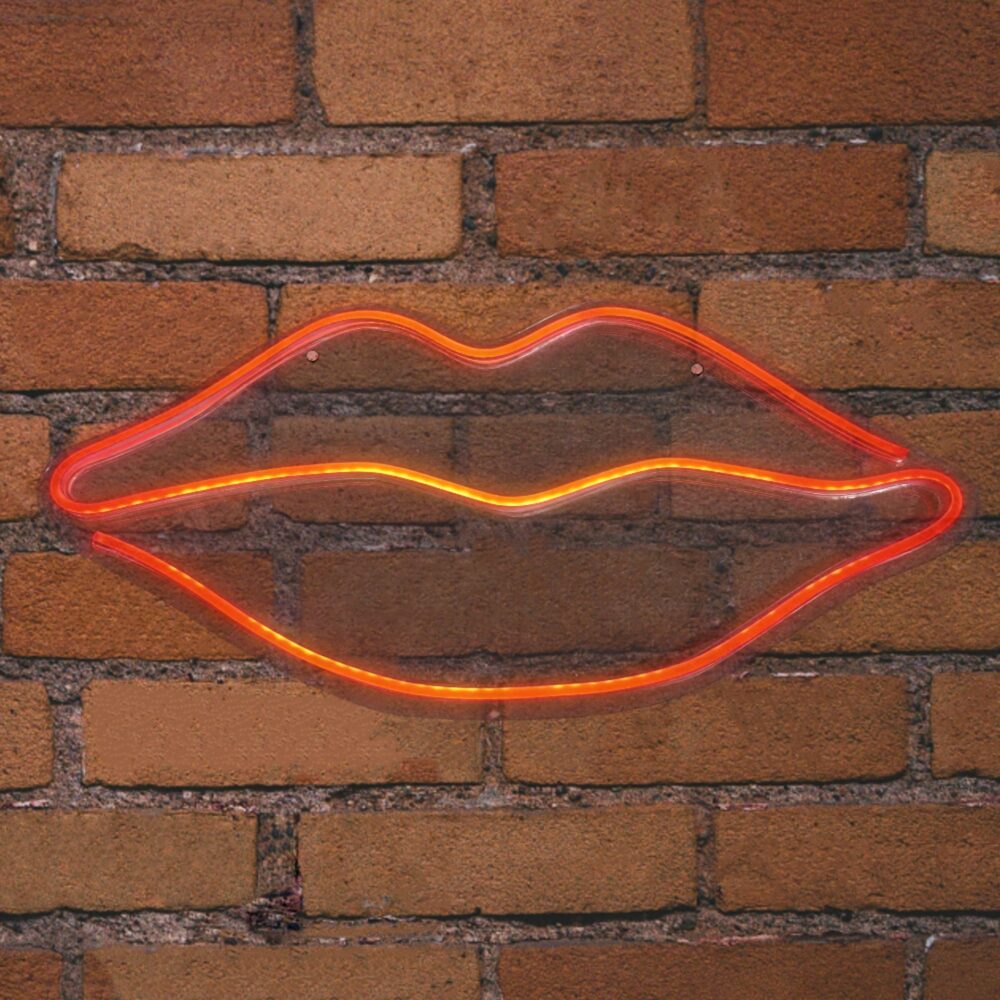 EL131319|NEON LED STRIPS LIPS neon@backboard|USB ΚΑΛΩΔΙΟ 1mt|5V|610x15x290|{enjoysimplicity}™