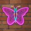 EL131320|NEON LED STRIPS BUTTERFLY neon@backboard|USB ΚΑΛΩΔΙΟ 1mt|5V|610x15x430|{enjoysimplicity}™