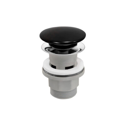 Βαλβίδα νιπτήρος με υπερχείλιση μαύρη S288PPCB FERRO