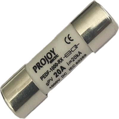 PEDF-1000-20 PROJOY ΑΣΦΑΛΕΙΑ 10X38 ΚΥΛΙΝΔΡΙΚΗ 20Α 1000V DC