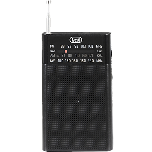 17.01.0089_1_TREVI_RA_7F15 TREVI RA 7F15 MINI ΡΑΔΙΟΦΩΝΑΚΙ ΜΑΥΡΟ TREVI