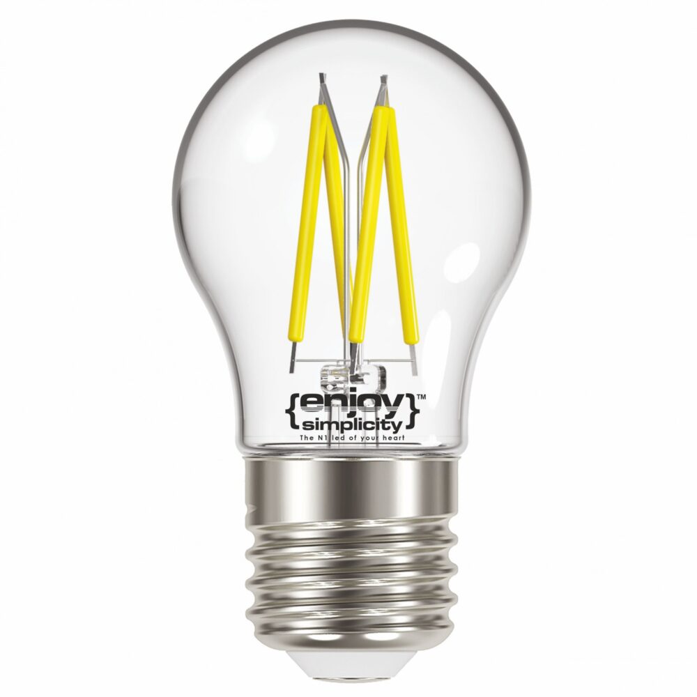 EL822876 | LED FILLAMENT CLEAR|P45 4W(>40w) E27|3000k|470lm|{enjoysimplicity}™