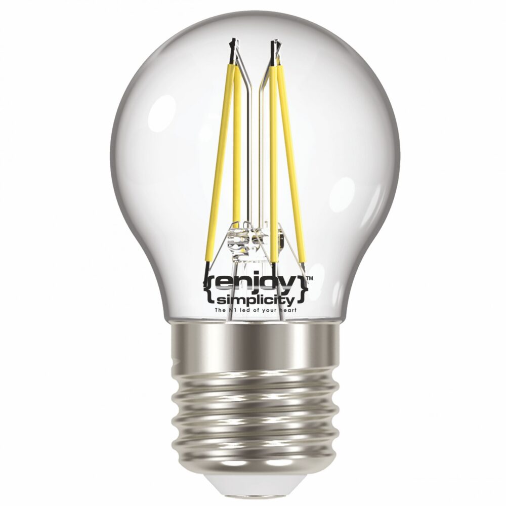 EL822877 | LED FILLAMENT CLEAR|P45 5.5W(>60w) E27|3000k|806lm|{enjoysimplicity}™