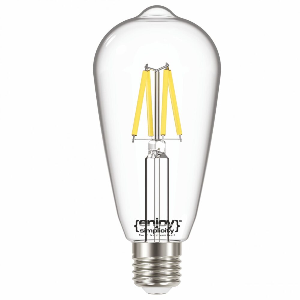 EL822879 | LED FILLAMENT CLEAR|ST64 7.2W(>60w) E27|3000k|806lm|{enjoysimplicity}™