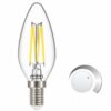 EL822931  | LED FILLAMENT CLEAR DIM|B35 4W(>40w) E14|3000k|470lm|{enjoysimplicity}™