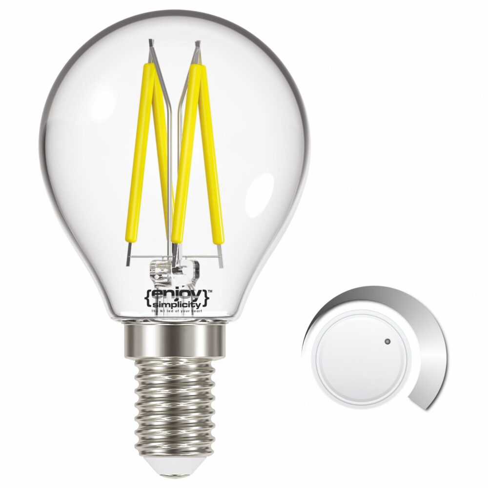 EL822932 | LED FILLAMENT CLEAR DIM|P45 4W(>40w) E14|3000k|470lm|{enjoysimplicity}™