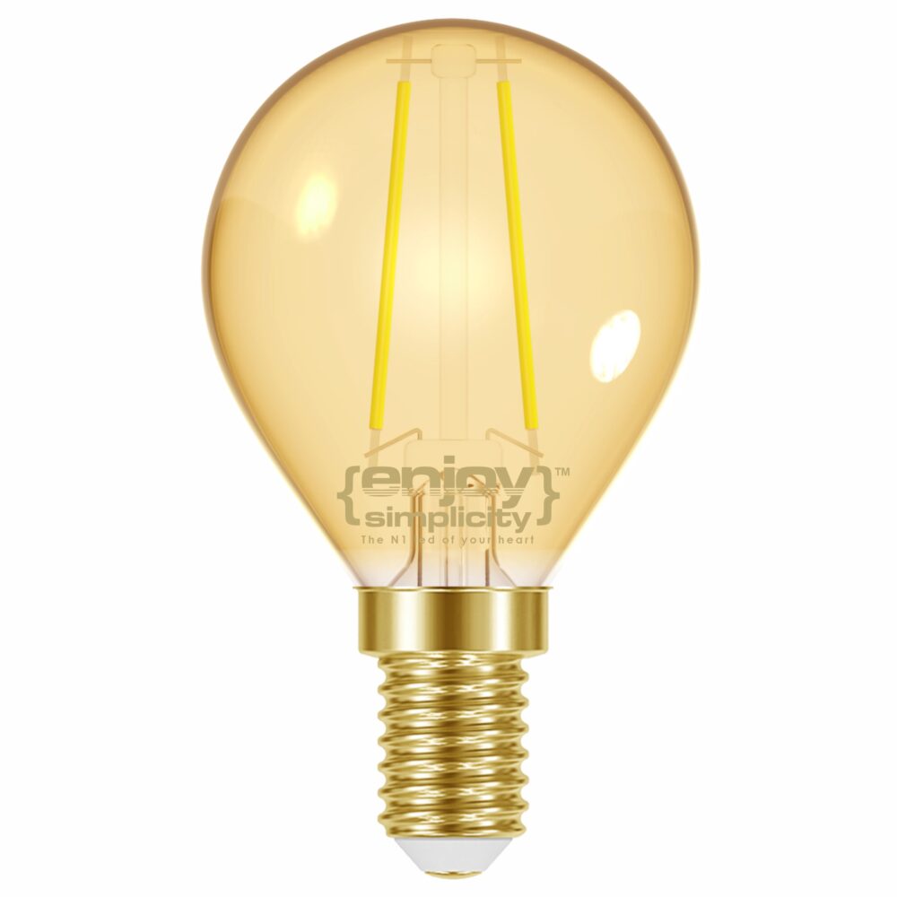 EL825602 | LED FILLAMENT AMBER|P45 2.3W(>20w) E14|