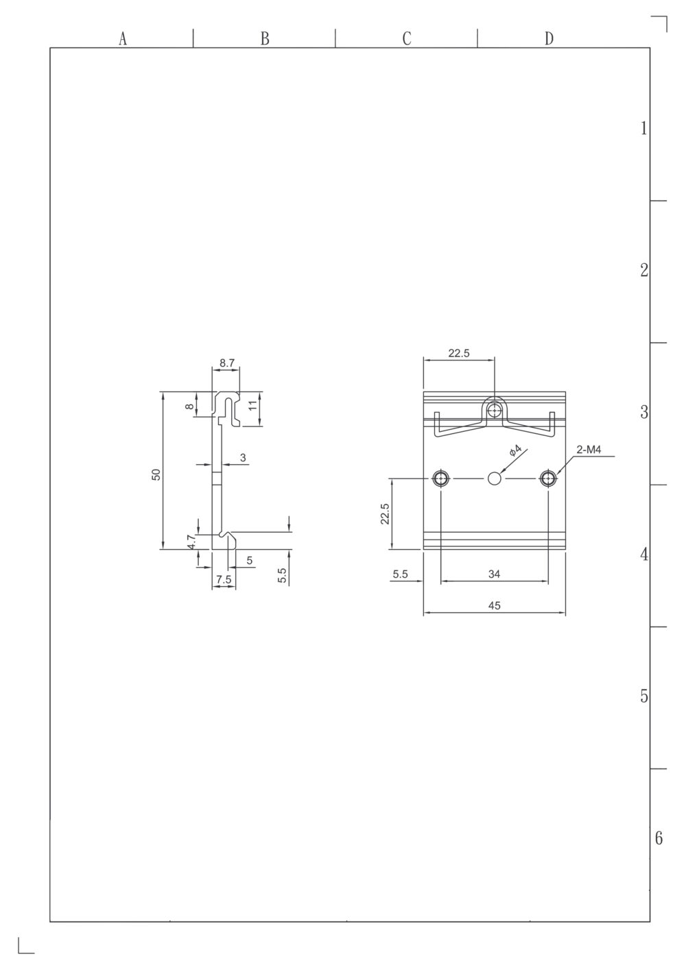 DRP-03 ΒΑΣΗ ΣΤΗΡΙΞΗΣ ΤΡΟΦΟΔΟΤΙΚΩΝ MEAN WELL