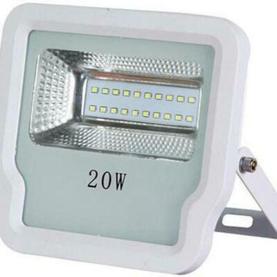 Στεγανός Προβολέας LED 20W Θερμό Λευκό 3000K IP65 Eurolamp