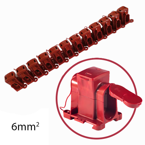 22.06.0021_BD-6_12P_41A_6MM ΚΥΠΑΡΙΣΣΑΚΙ ΚΟΚΚΙΝΟ TEKOX - ΣΥΝΔΕΣΜΟΣ ΑΣΦΑΛΕΙΑΣ ( ΚΛΕΜΜΑ ΜΕ ΒΙΔΑ ) BD-6 12P/41A 6mm