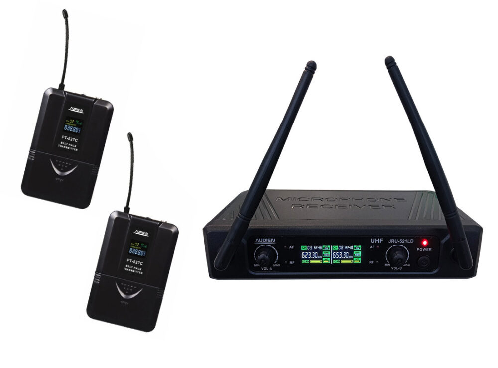 JRU-521LD-D  ΑΣΥΡΜΑΤΟ ΜΙΚΡΟΦΩΝΟ ΔΙΠΛΟ  ΠΕΤΟΥ UHF
