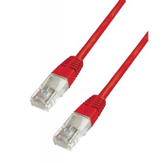 1mtr UTP PATCH CABLE RED CAT6E CCA