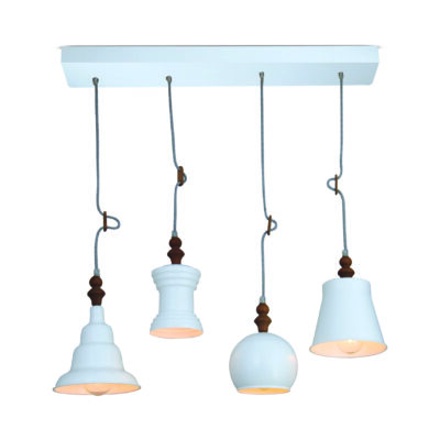 77-2745 HL-048RS-4P TRIXY WHITE PENDANT HOMELIGHTING