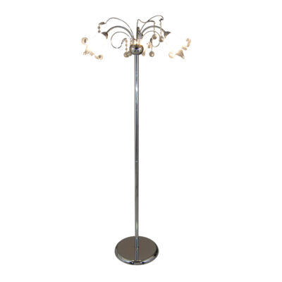 77-3362 1017-3F MEMO CHROME FLOOR LAMP Δ1 HOMELIGHTING