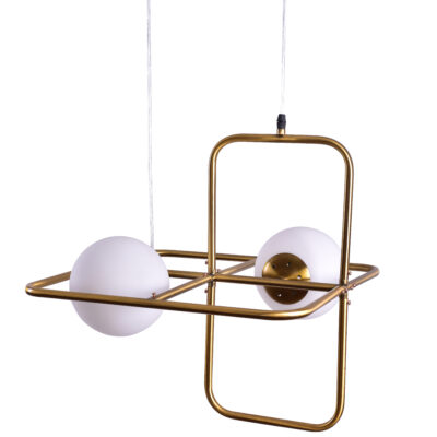 77-3592 SE 133-2PS ATHEN PENDANT LAMP BRUSHED BRASS 1A4 HOMELIGHTING